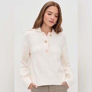NWT Free People Trading up Polo Sweater